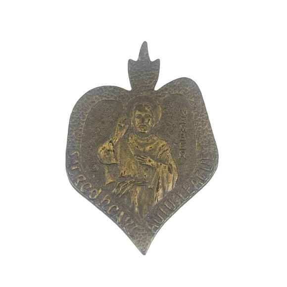 Sacred Heart Auto League Medal Vintage - Picture 1 of 8